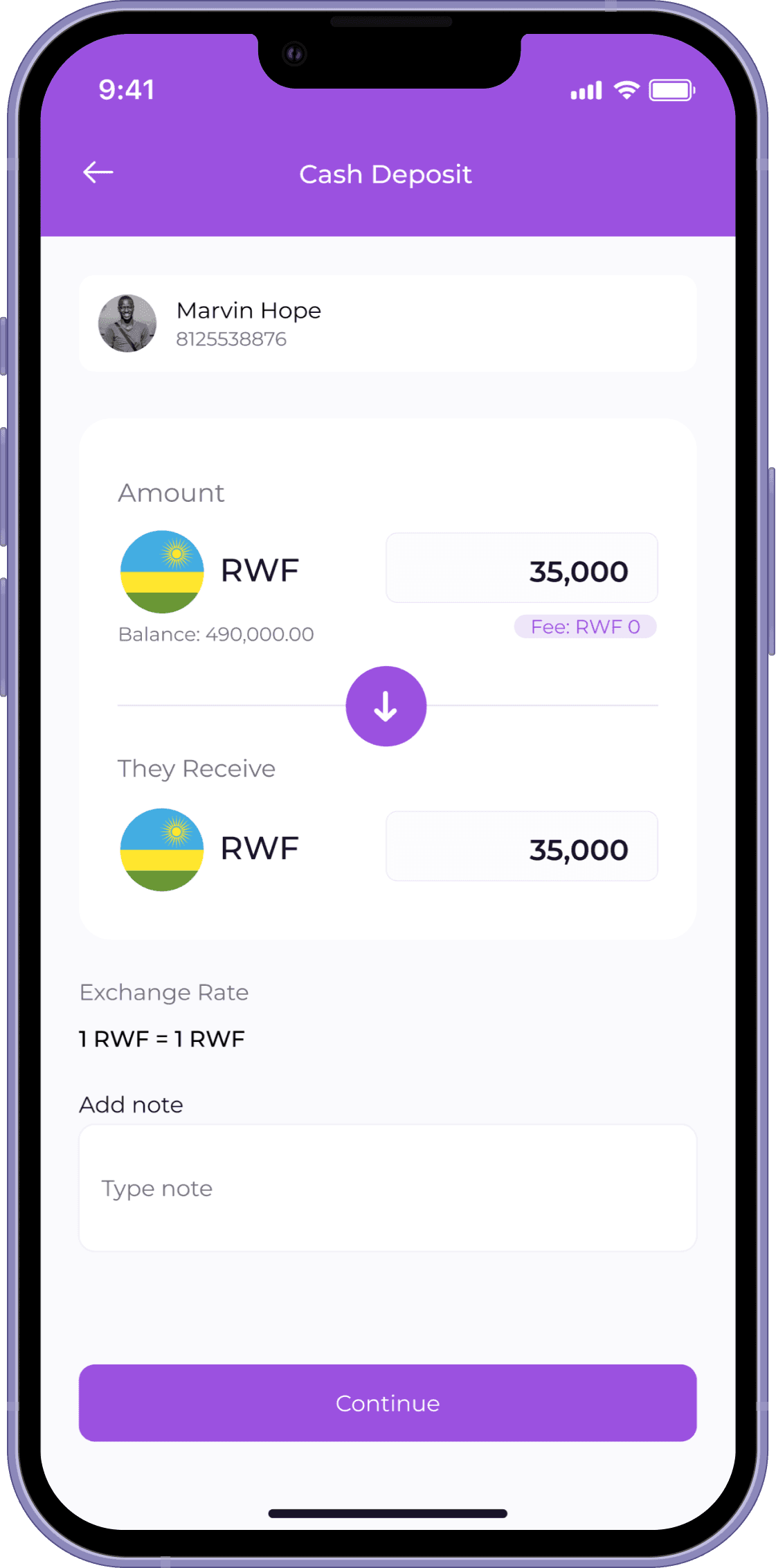 Picture depicting Start
 Transacting