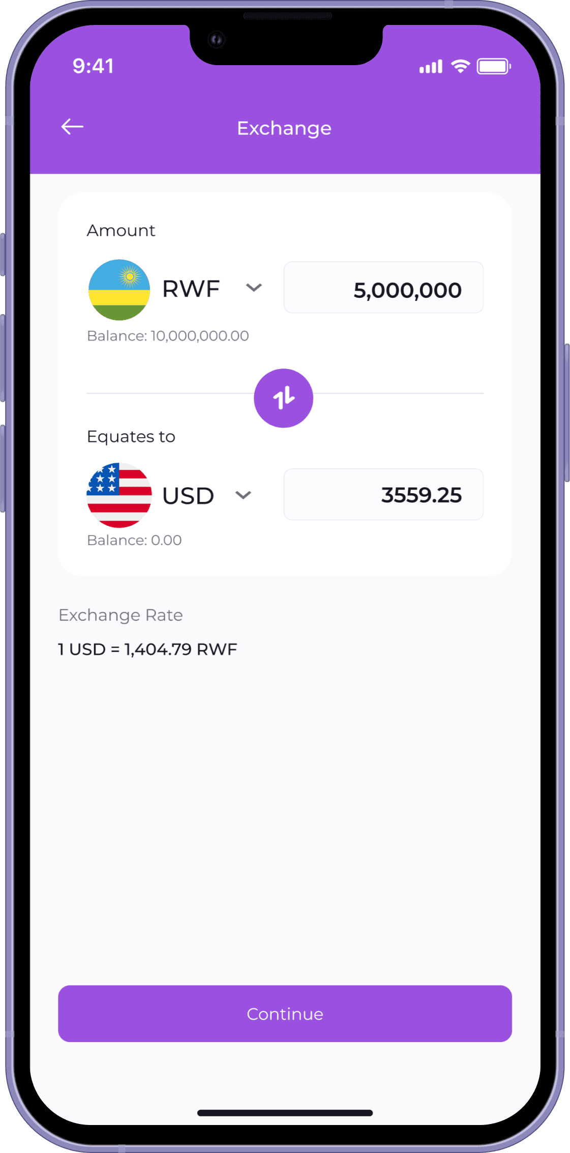 Picture depicting Exchange at
 Real-Time Rates