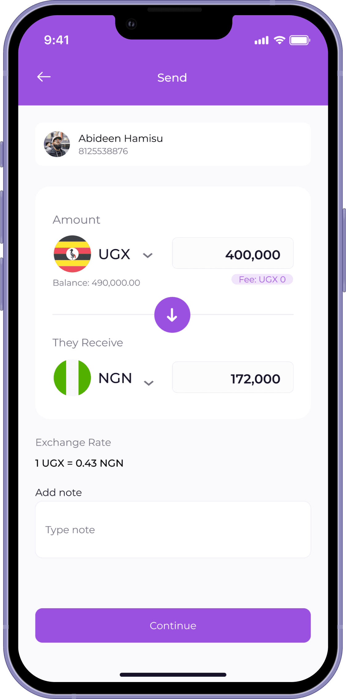 Picture depicting Send and
 Spend Freely